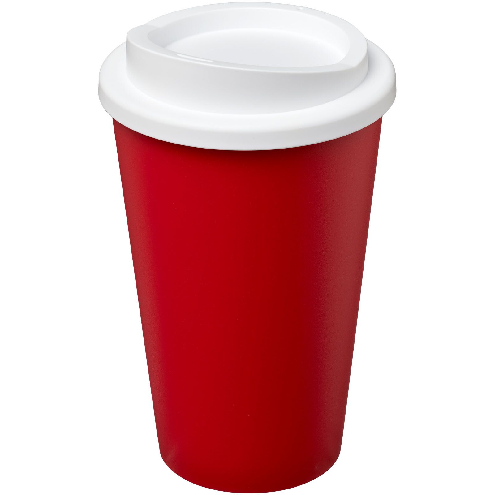 Americano 350 ml Isolierbecher - rot -  weiss-479