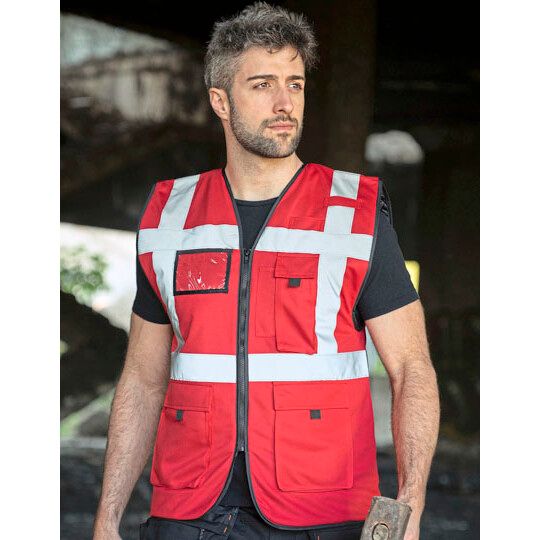 Padded Comfort Executive Safety Vest Wismar CO² Neutral - black-507