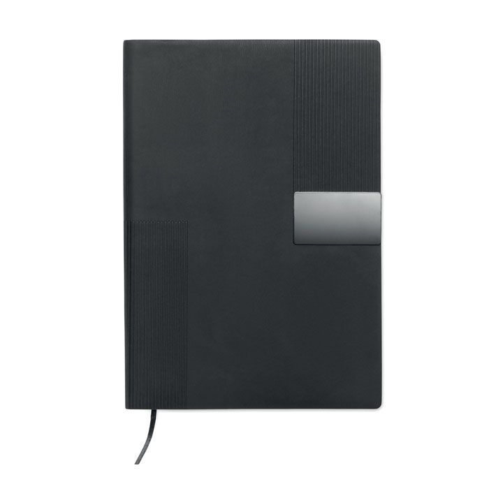 DIN A5 Notizbuch PU TREZE - schwarz-853