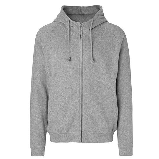 Unisex Hoodie With Hidden Zip - sport grey-27