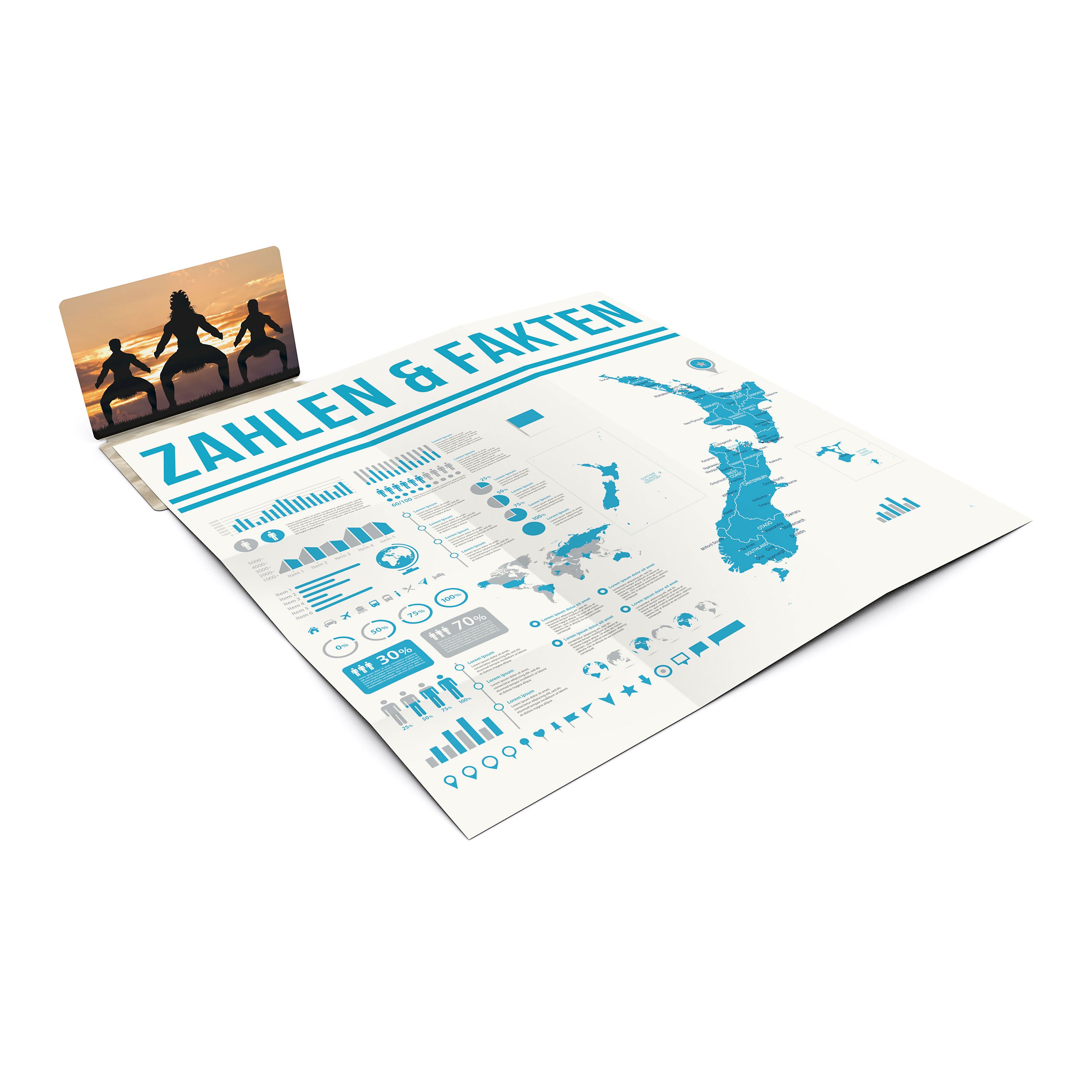 Faltplan Concept-Card Small RECYCLING, 30 Kacheln / 231 × 235 mm-906