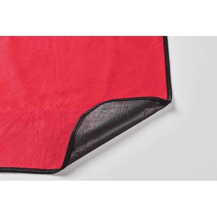 Picknickdecke RPET-Fleece COSTA - rot-614