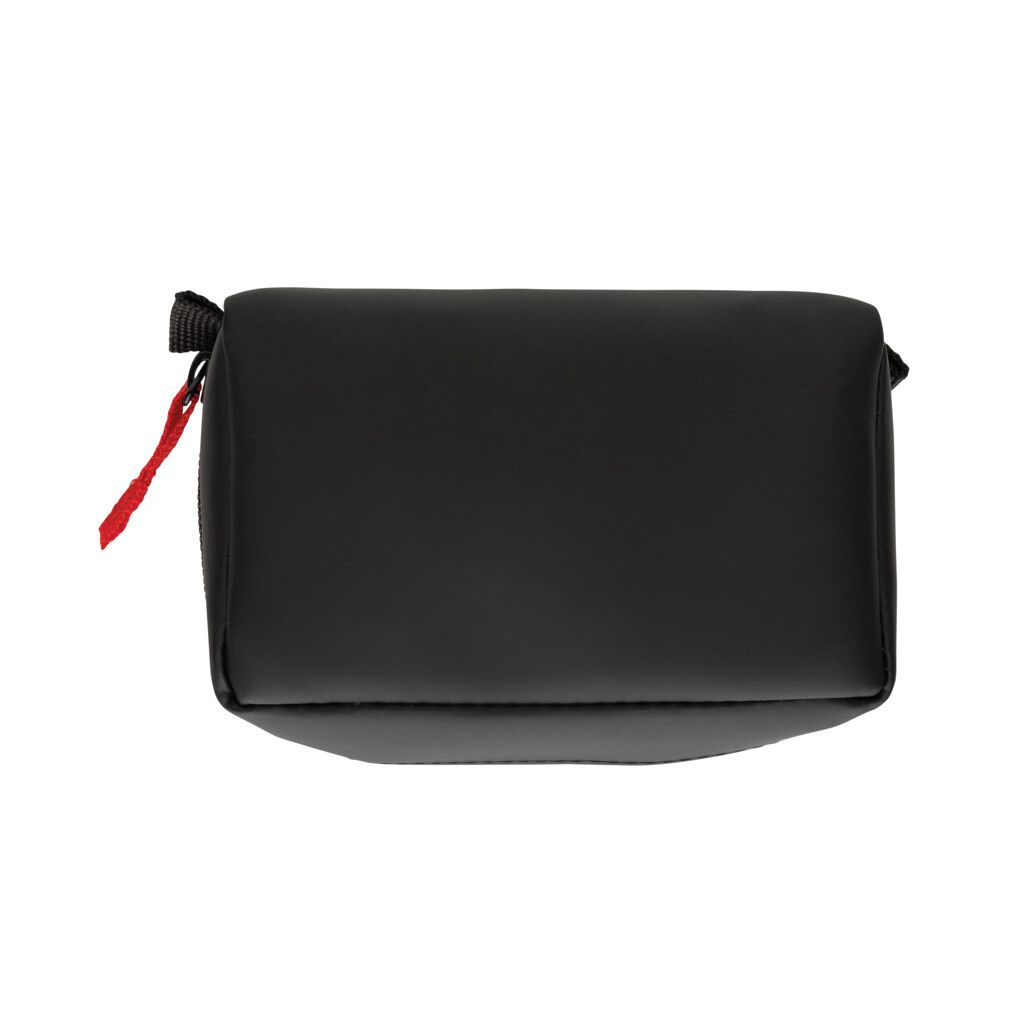 Kleines Erste-Hilfe-Set in RCS recycelter Nubuk-PU Tasche - schwarz-951