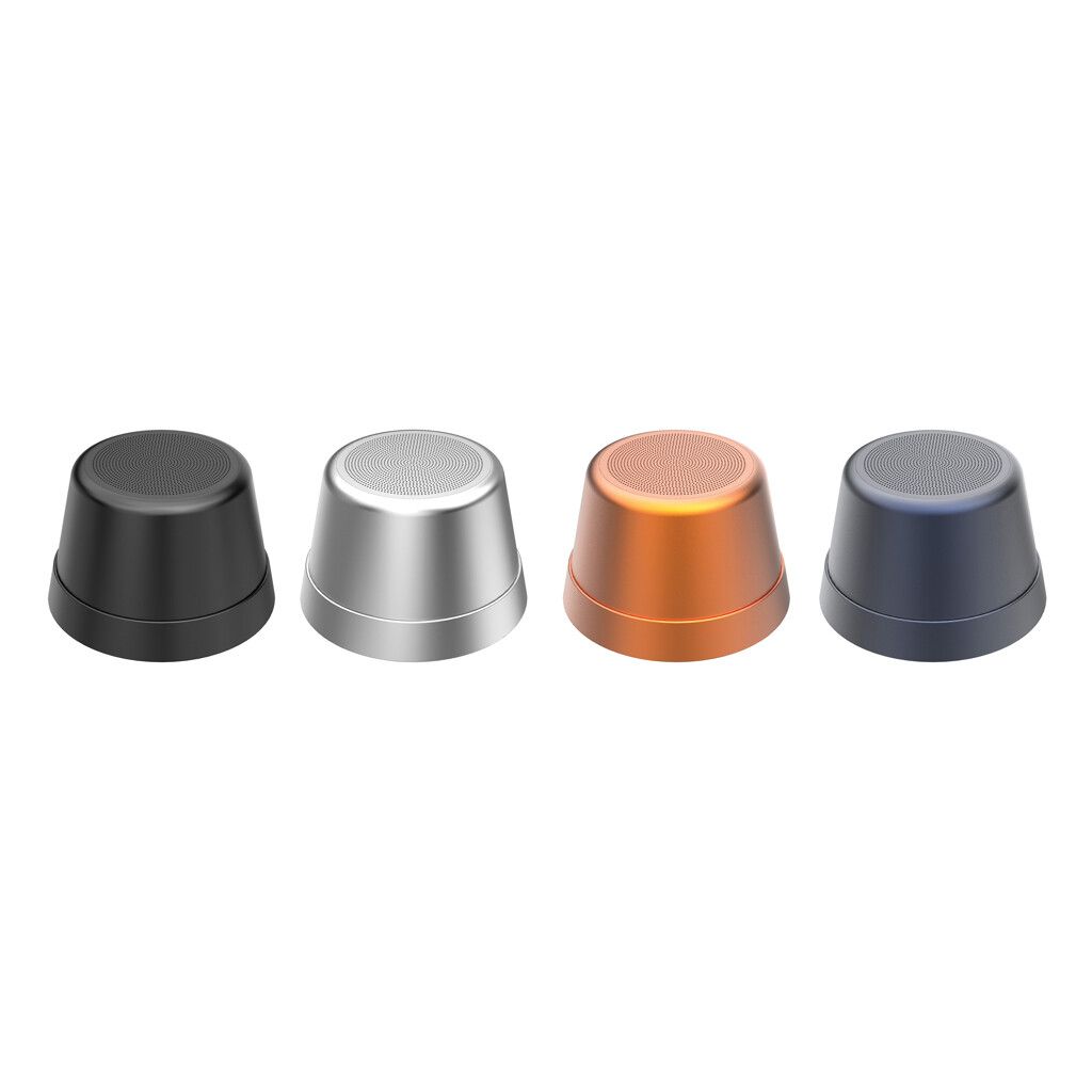 Nivio magnetischer 5W-Speaker aus RCS recyceltem Aluminium - blau-757