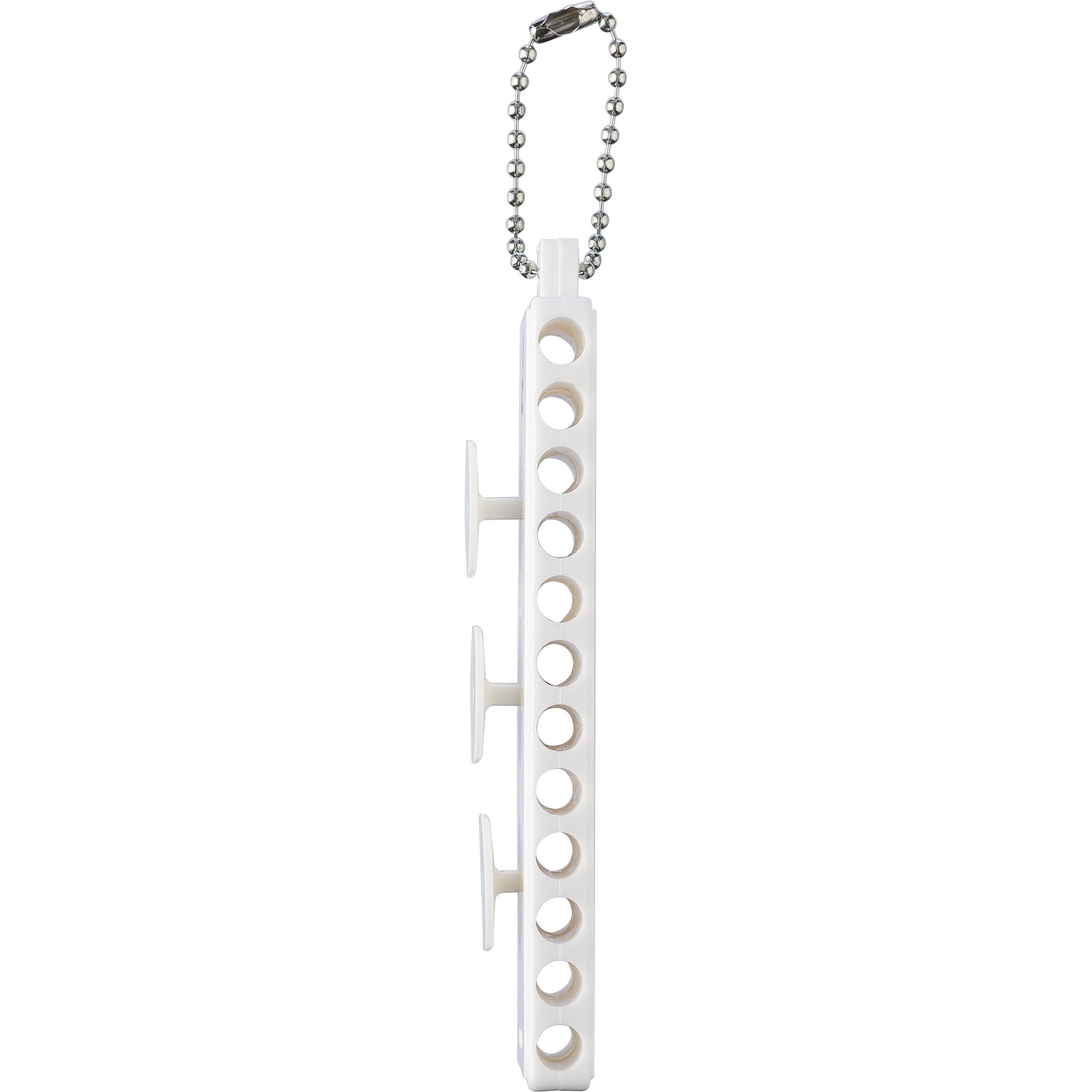 Golftee-Set Aveline aus recyceltem ABS - weiß-88