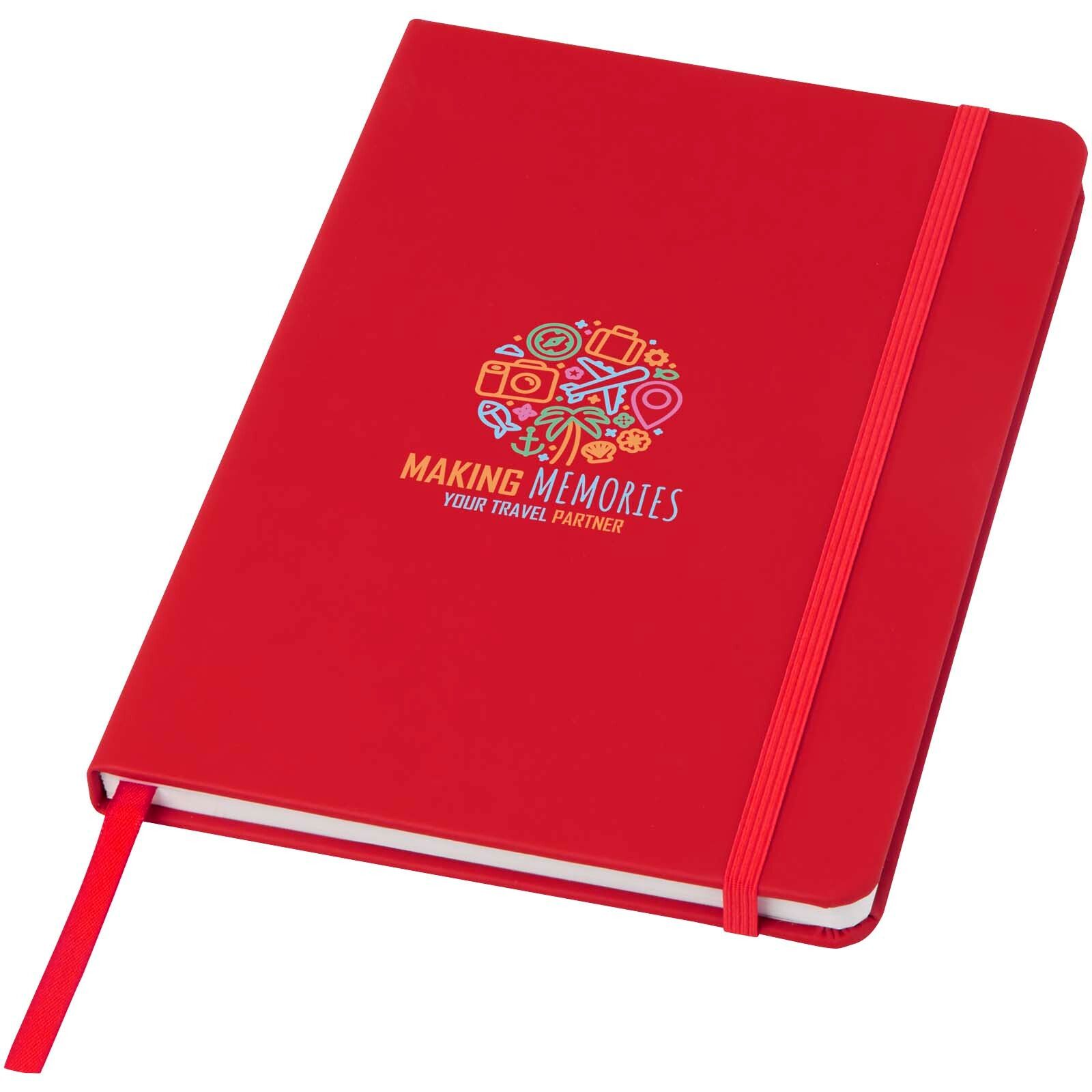 Spectrum A5 Notizbuch mit leeren Seiten - rot-383