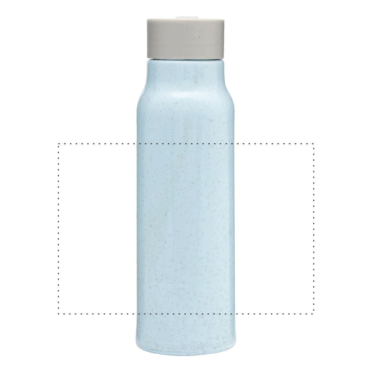 Veredelungsposition mittig um die Flasche