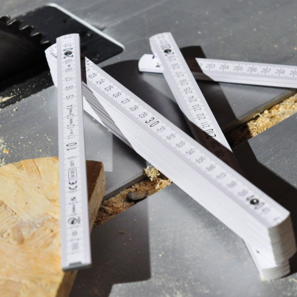 STABILA Holz-Gliedermaßstab 1407/11 - 3 Meter - weiß-202