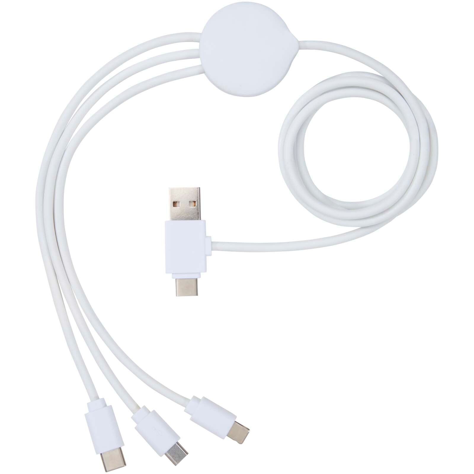 Pure 5-in-1-Ladekabel, antimikrobiell - weiss-148