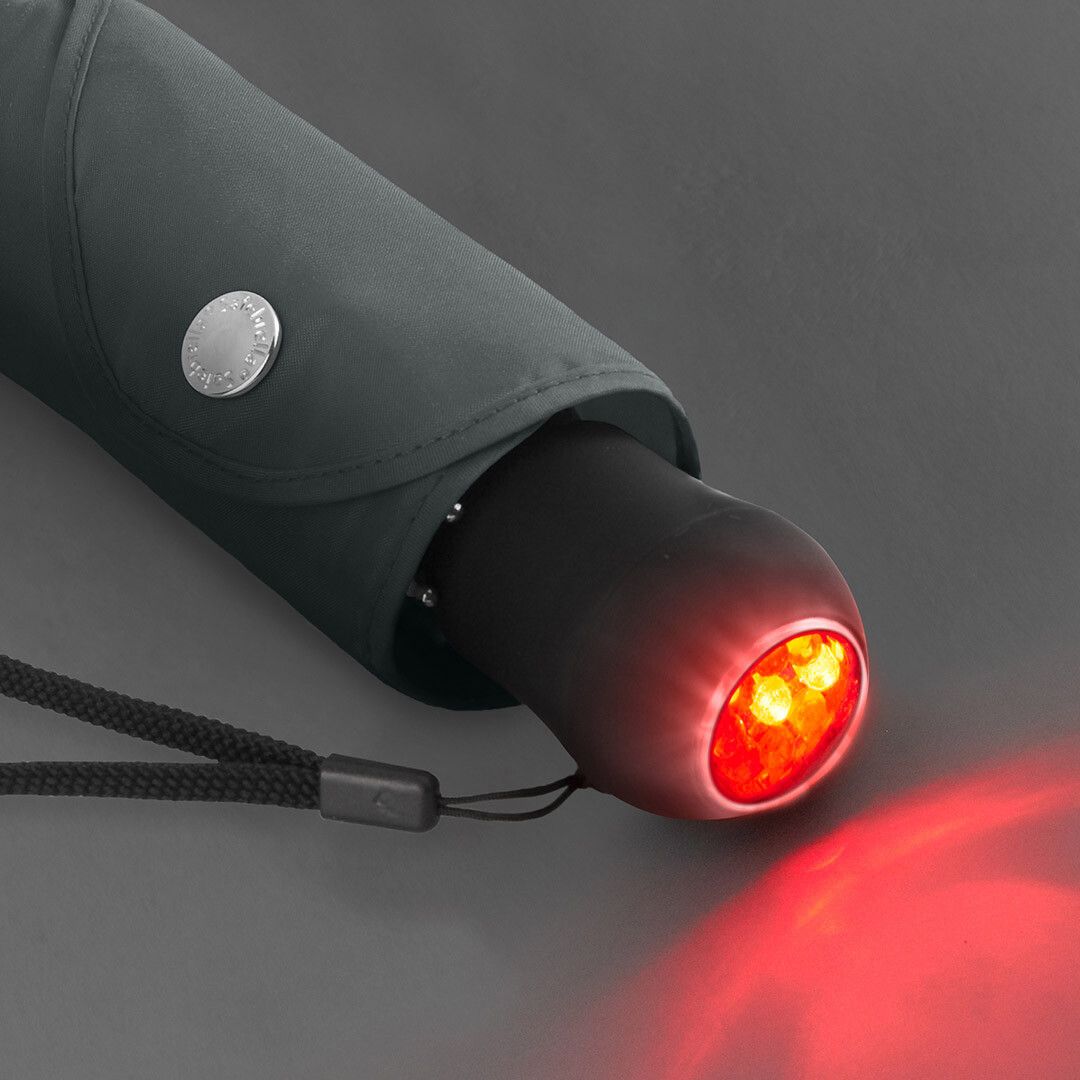 Taschenschirm Safebrella® LED-Lampe Ø98 cm - grau-157