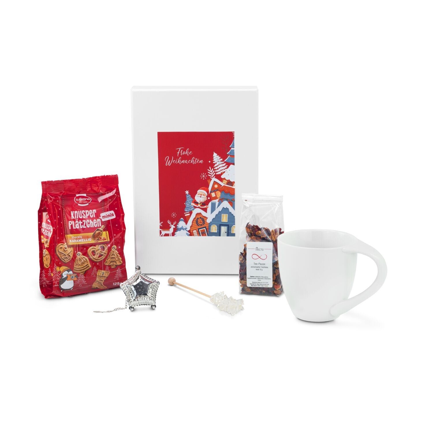 Geschenkset Weihnachtliche Teebox-336