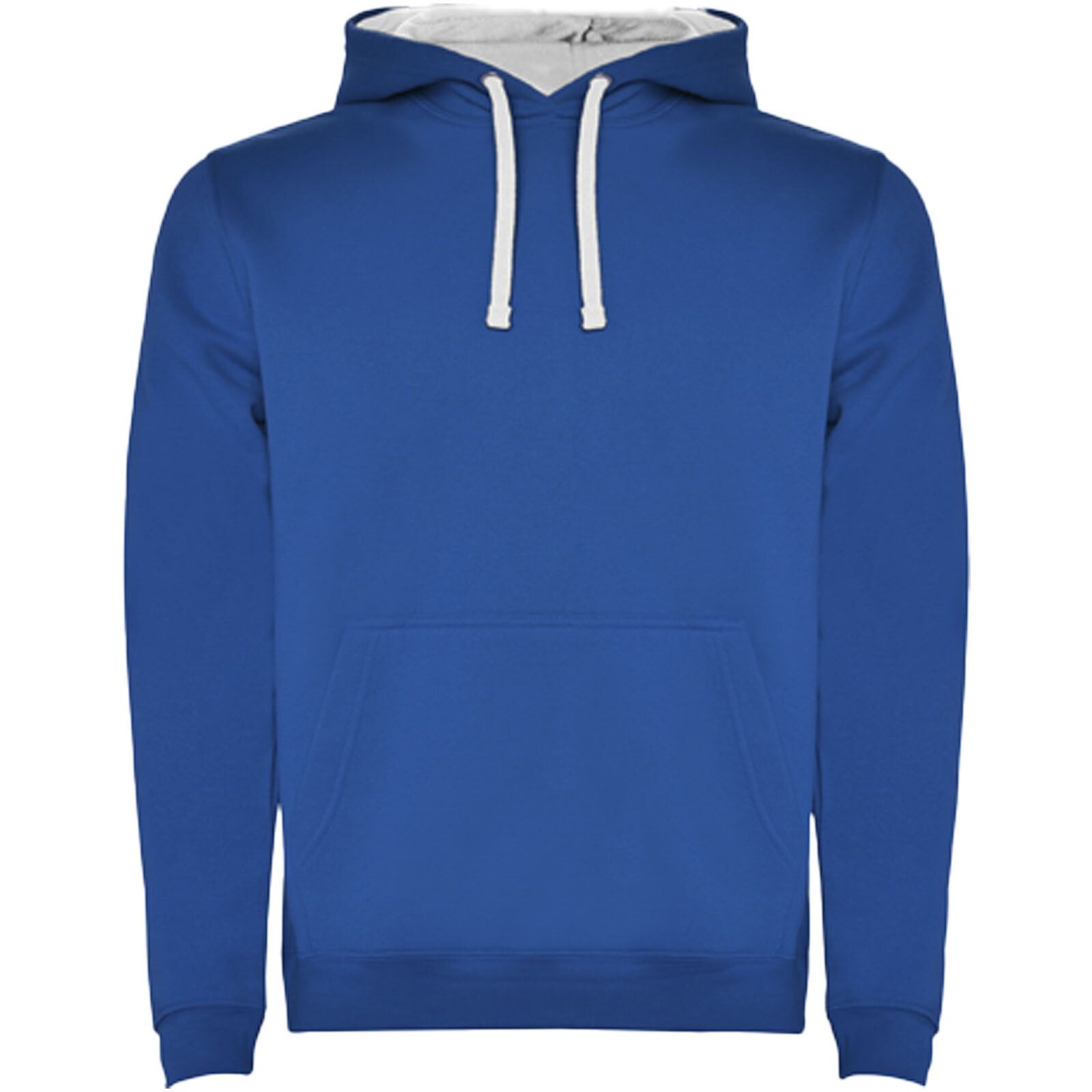 Urban Kapuzenpullover für Herren - royalblau -  weiss - 3XL-633