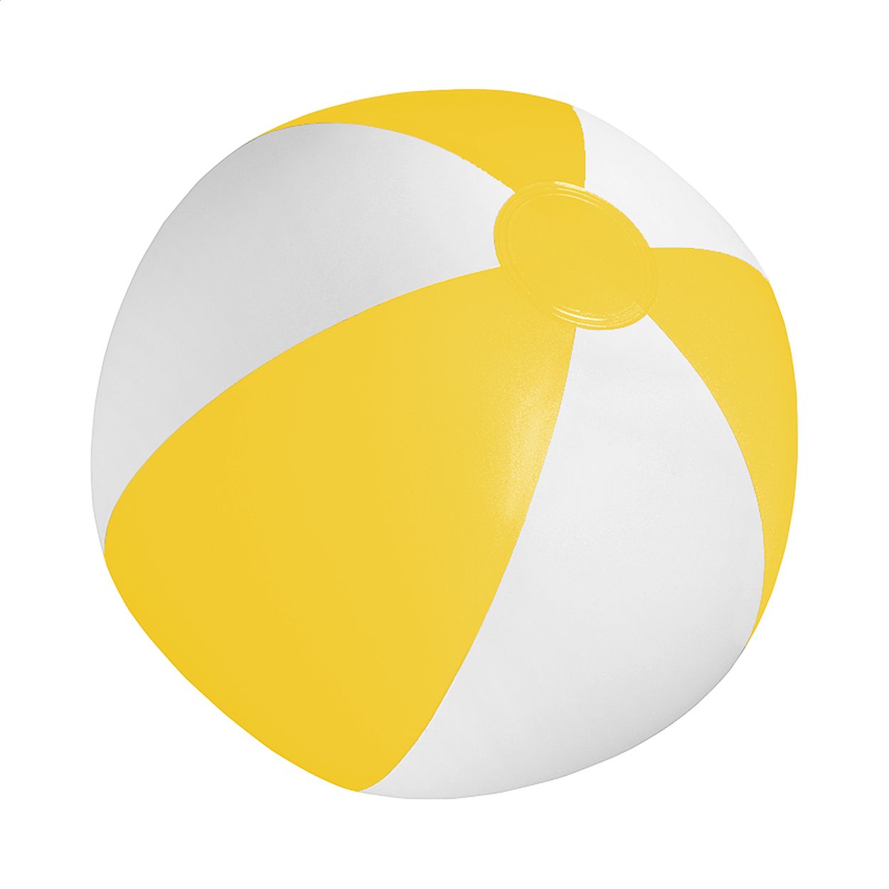Strandball (Ø28 cm) Playo - gelb - weiß-416
