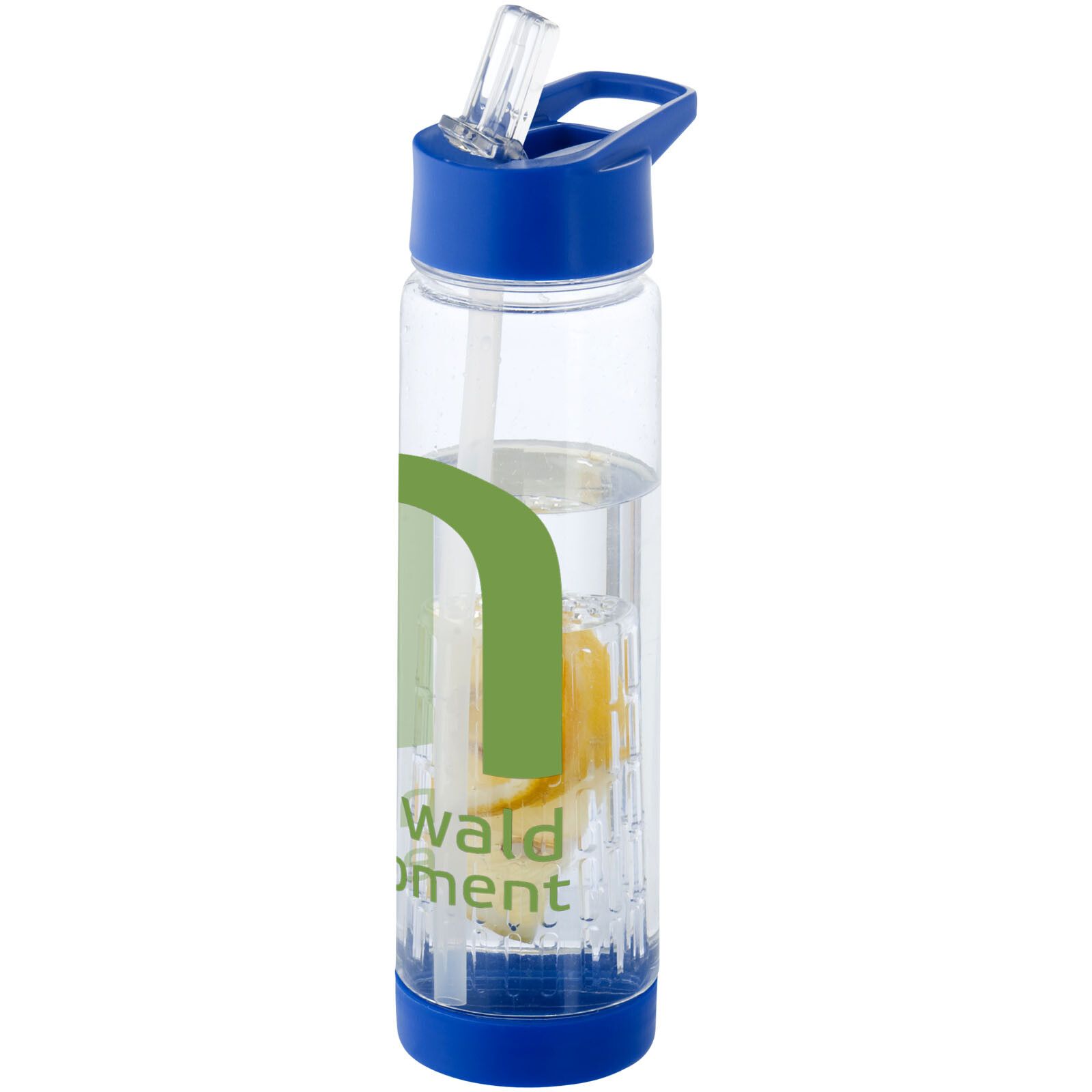 Tutti frutti 740 ml Tritan Sportflasche mit Infuser - transparent -  blau-463