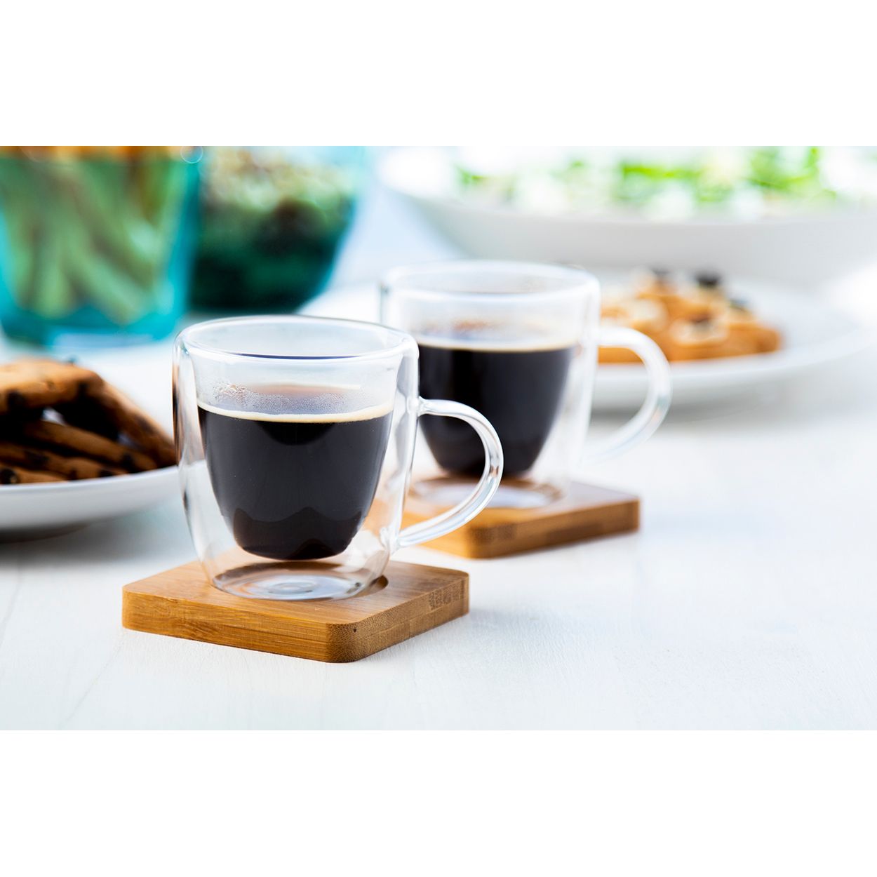 Espressotassen-Set Mocaboo - transparent - natur-220