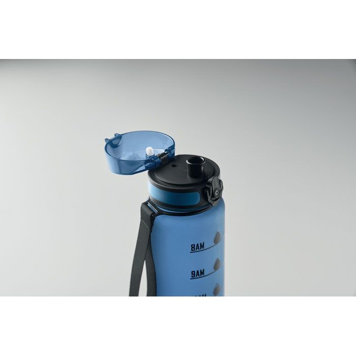 Sport-Trinkflasche RPET 1L ISFORDEN MARK - transparent hellblau-99