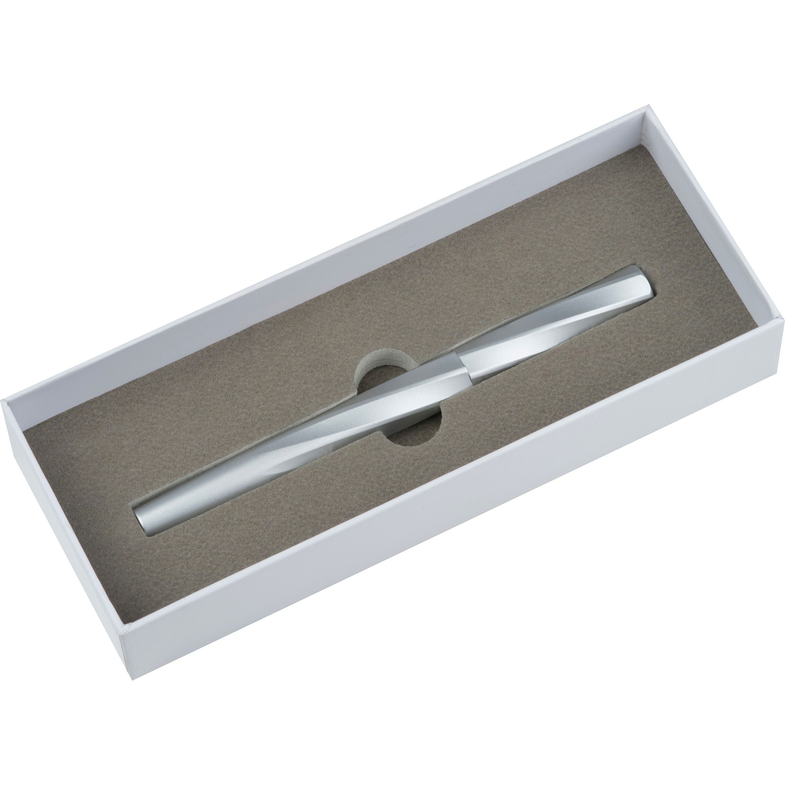 MoLu Messing Rollerball Praia Grande - silbergrau-946