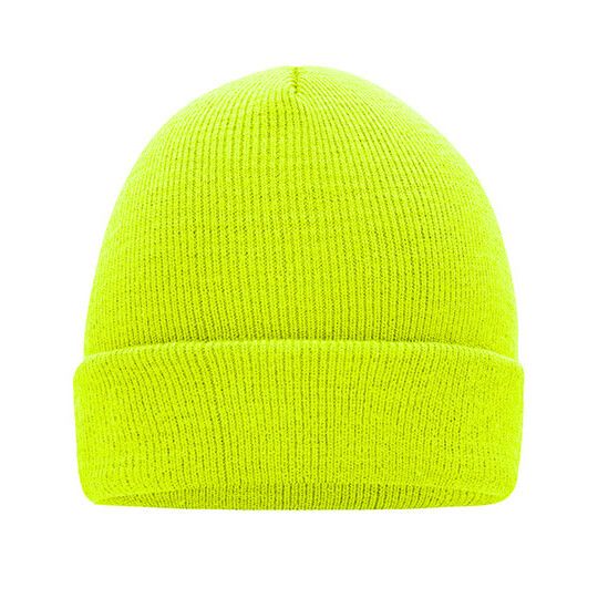 Knitted Cap - bright yellow-918