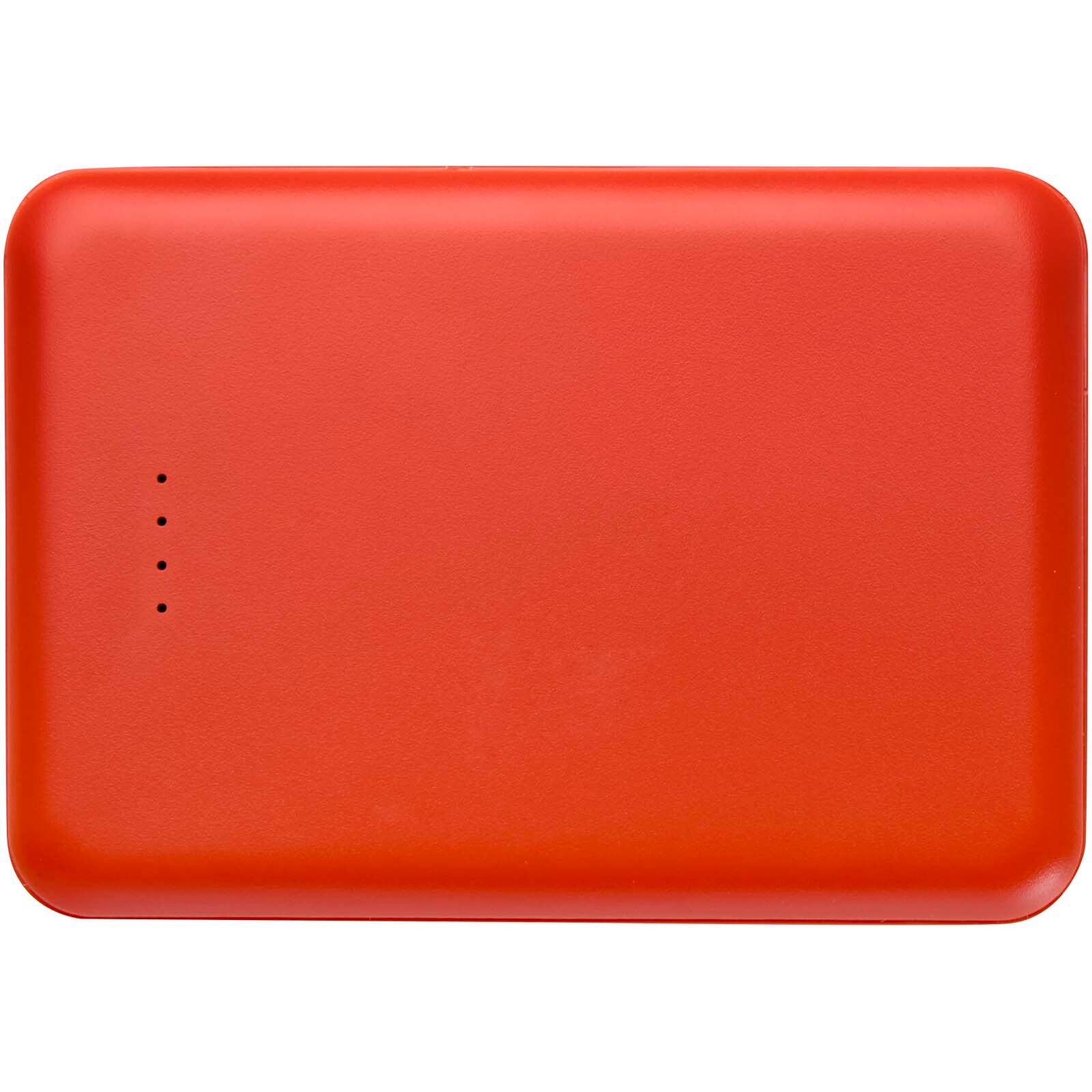 Asama 5000 mAh Typ-C Powerbank aus recyceltem Kunststoff - ziegelstein-686