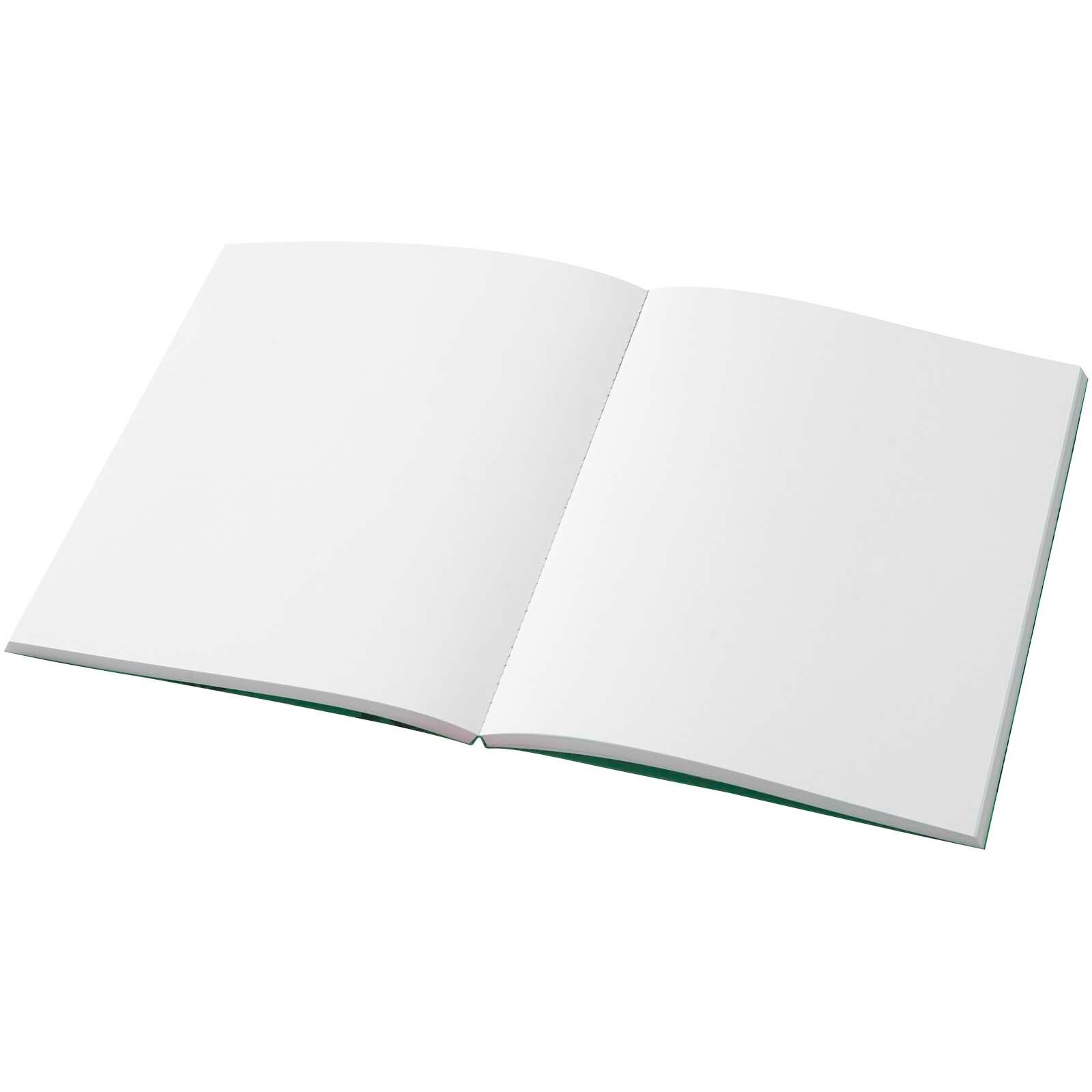 Novella Austen A5 Softcover Notizbuch aus Recyclingmaterial – 100 Blatt - grün-957