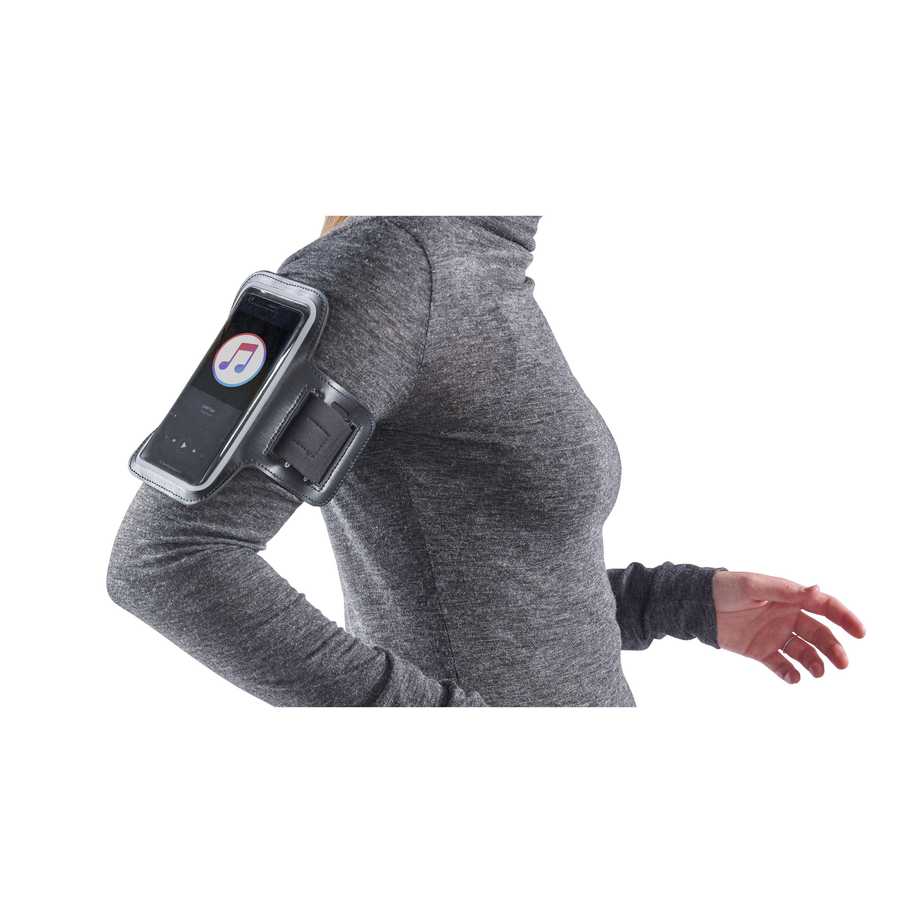 Handyarmband aus Kunststoff/Neopren Danny - schwarz-186