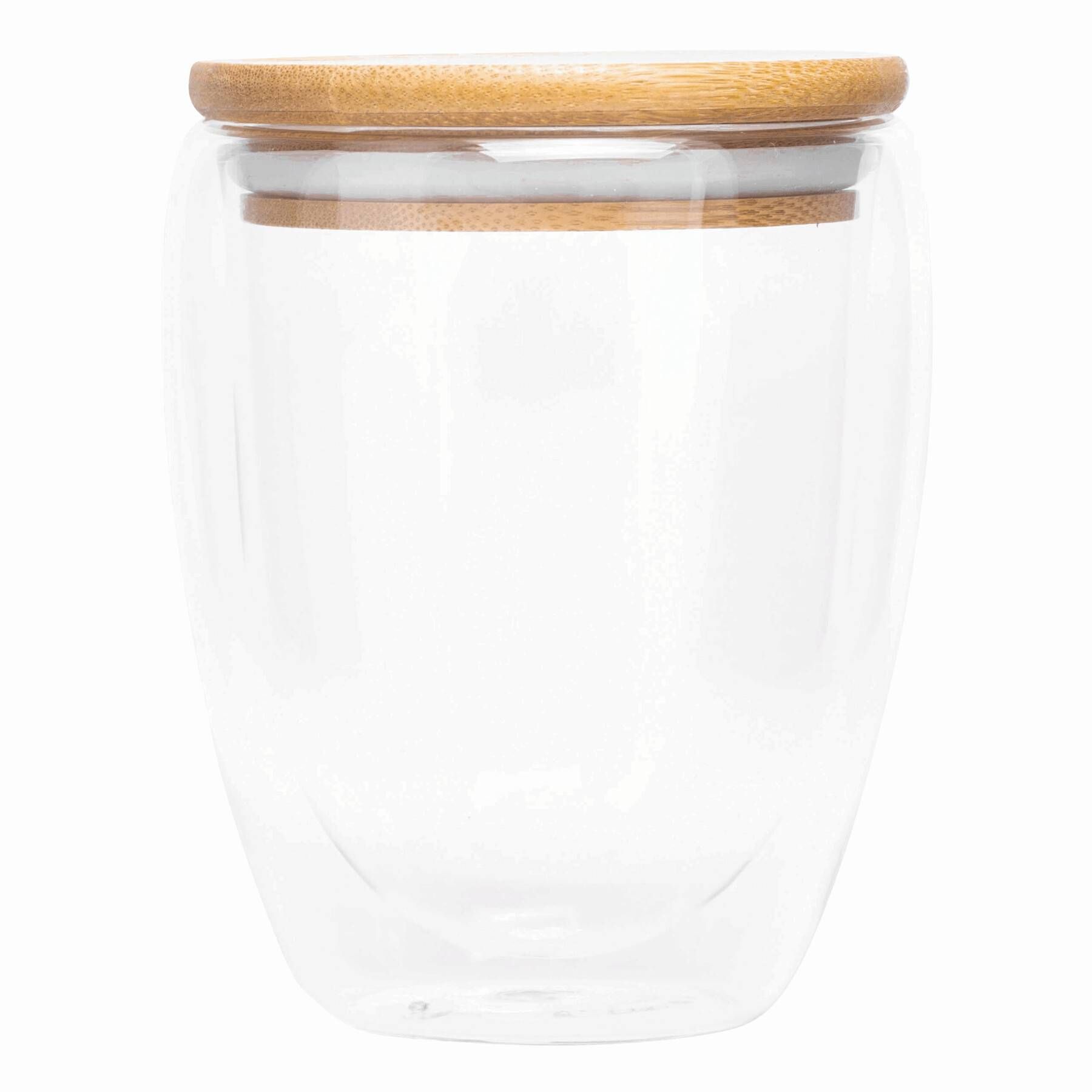 Glas BAMBOO ART M, Füllmenge ca. 350 ml - braun - transparent-923