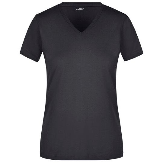 Ladies´ Slim Fit V-T - red-177