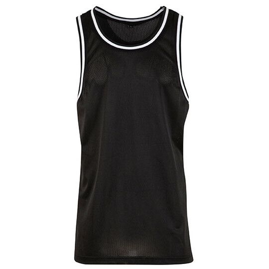 Mesh Tank Top - black-69