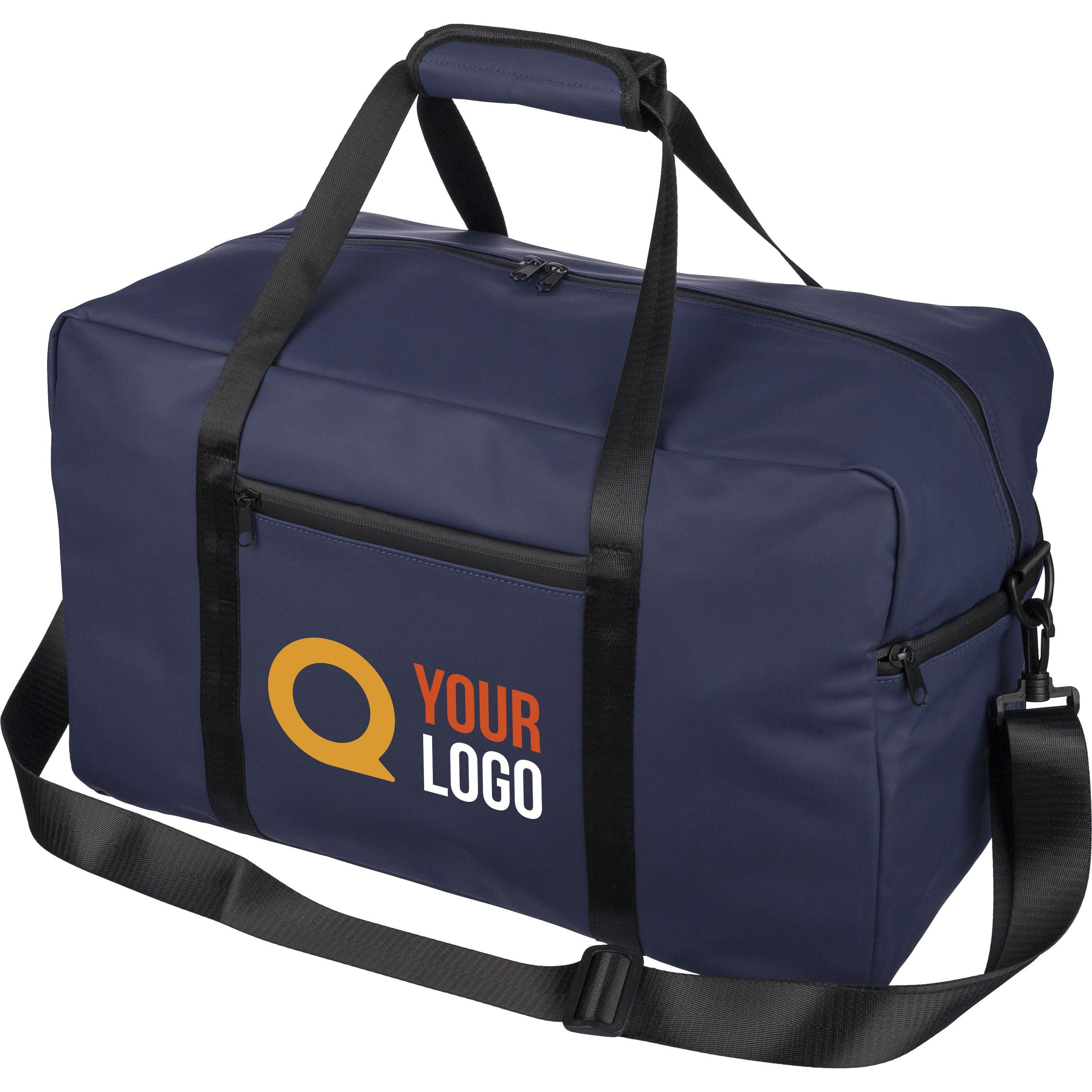 Recycelte PU-Reisetasche Mirae - schwarz-377