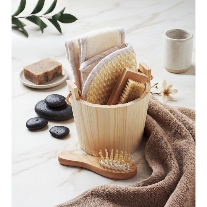 Bade-Set SELFCARE - holz-138