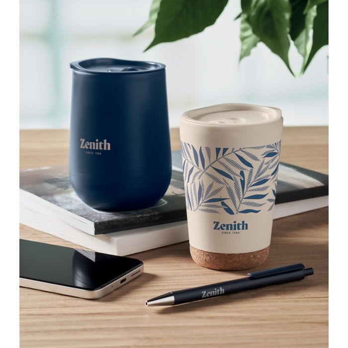 Doppelwandiger Becher 300 ml CO - beige-794
