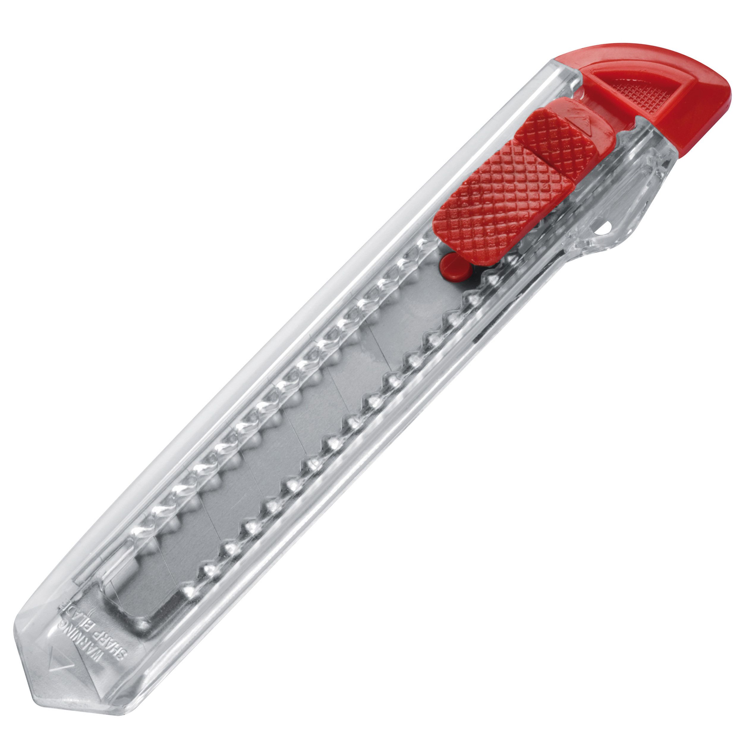 Transparentes Kartonmesser - rot-935