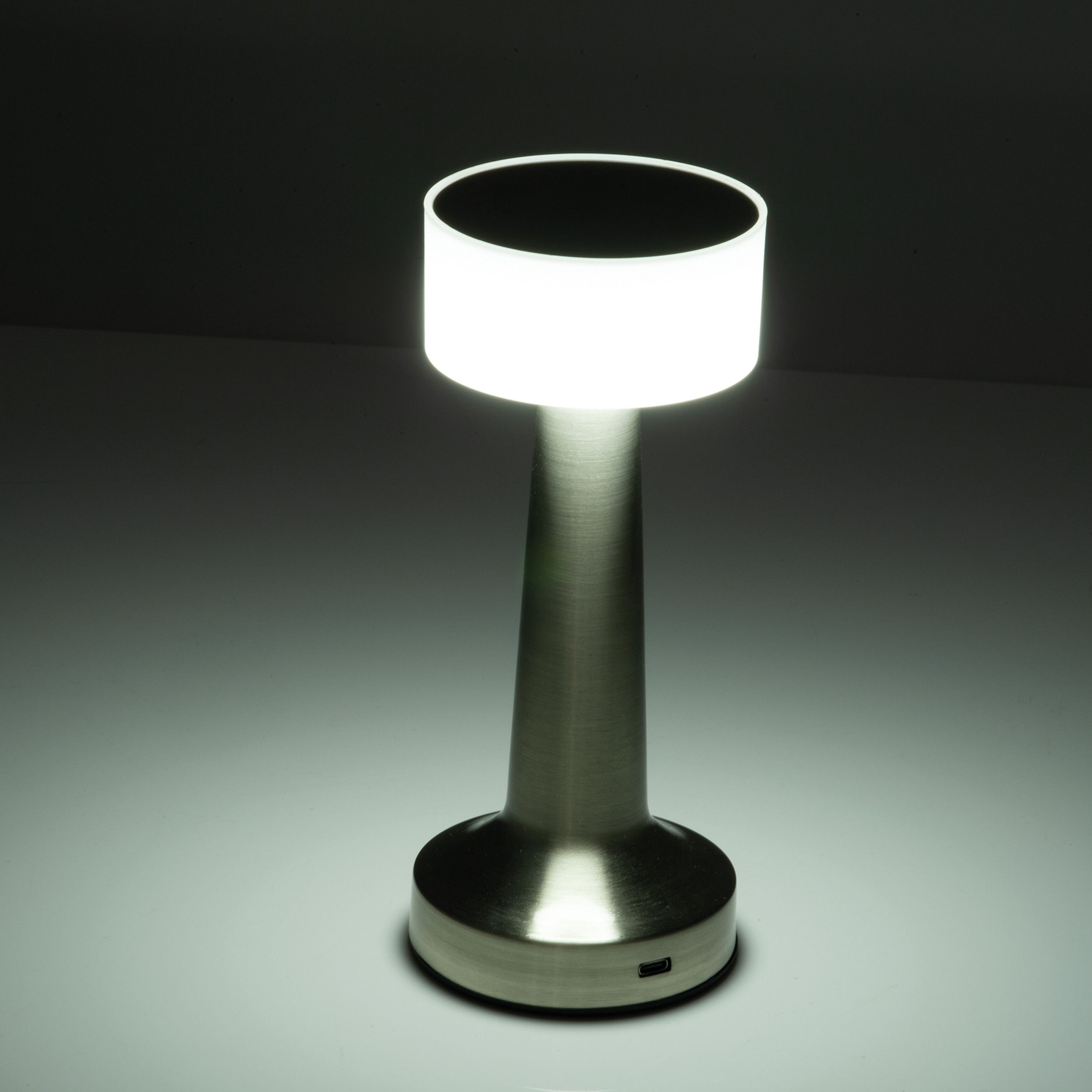 Tischlampe Poznan - silbergrau-776