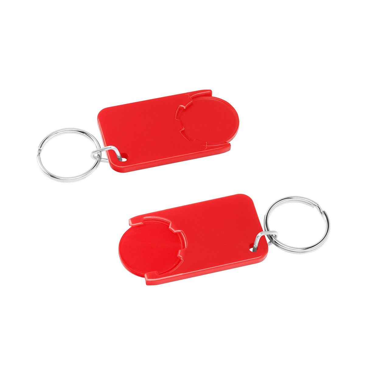 Chiphalter mit 1€-Chip Beta - rot, rot-410