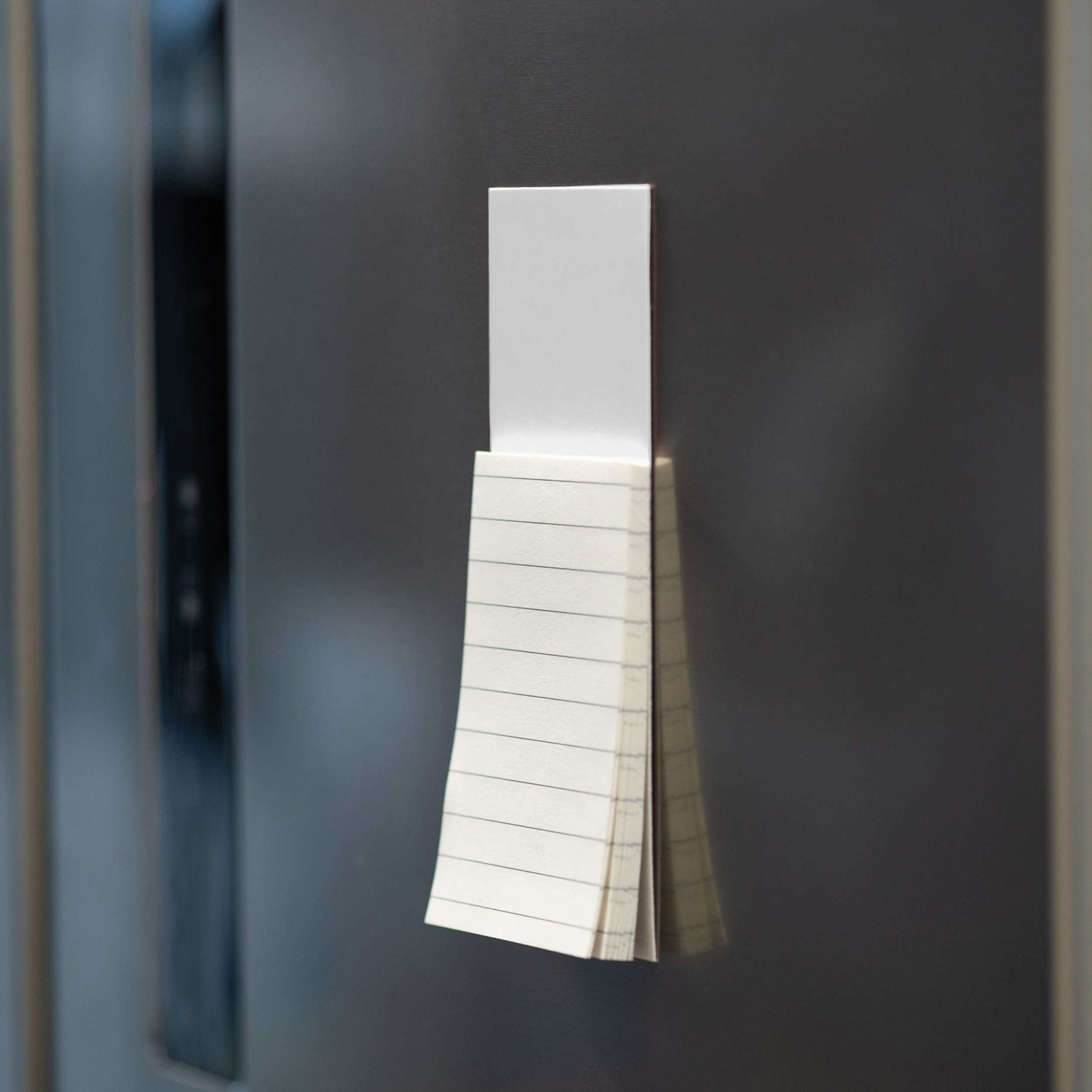 Kühlschrank-Magnet mit Notizzetteln  - weiß-15
