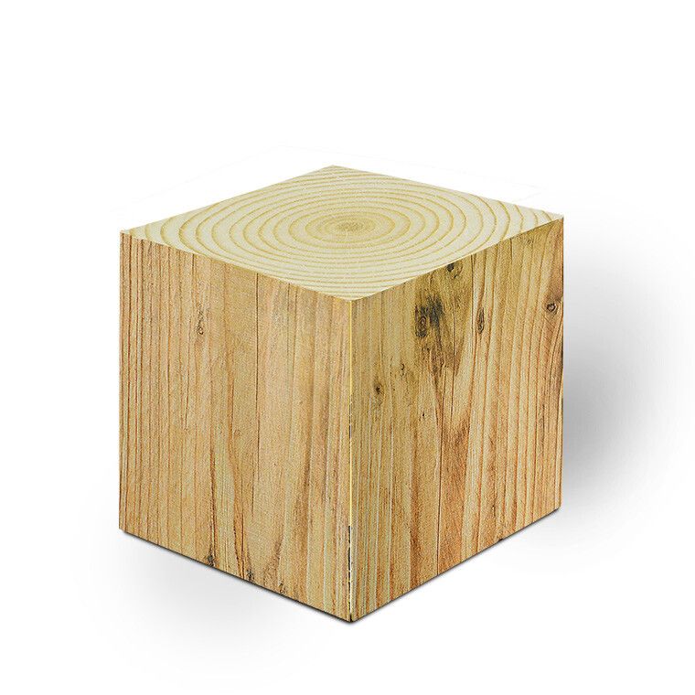 Notizquader Design Edition Holz 68 x 68 x 68 mm-472