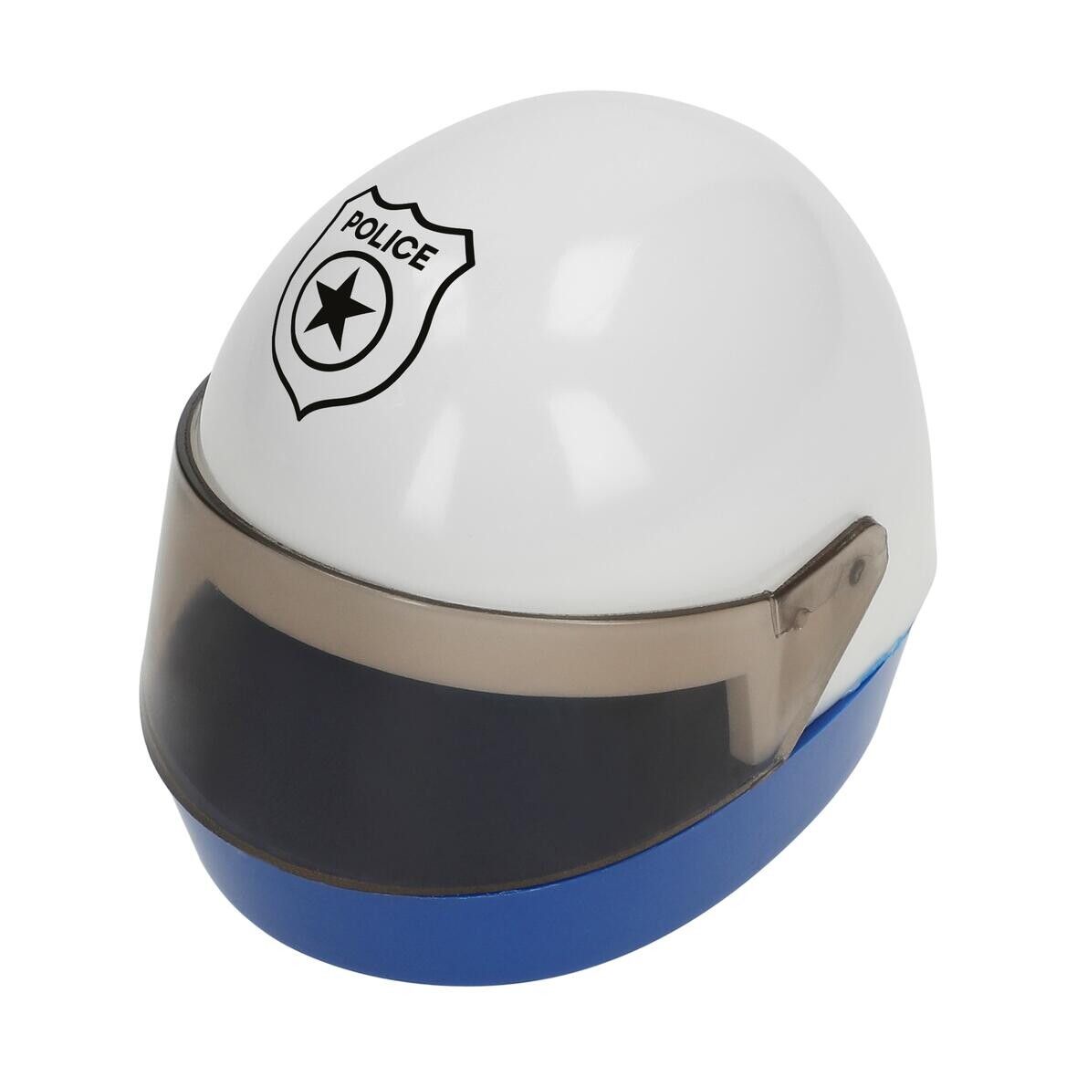 Bleistiftspitzer Helm - weiß - blau-768