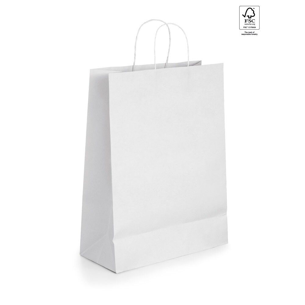 CABAZON Tragetasche aus Kraftpapier (90 g/m²) - weiß-947