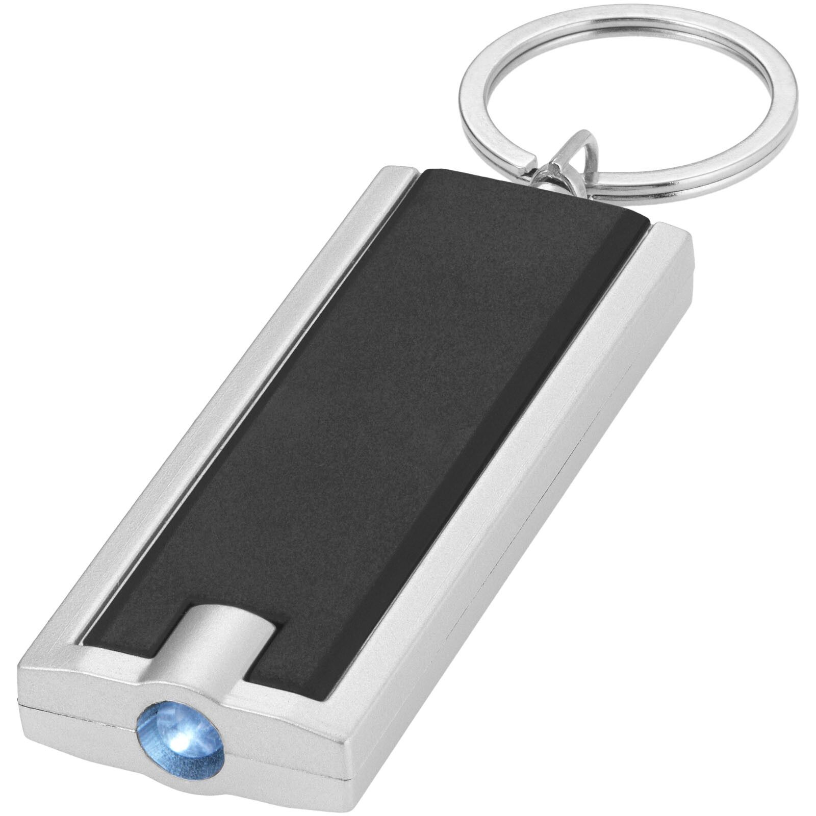 Castor LED-Schlüssellicht - schwarz -  silber-161