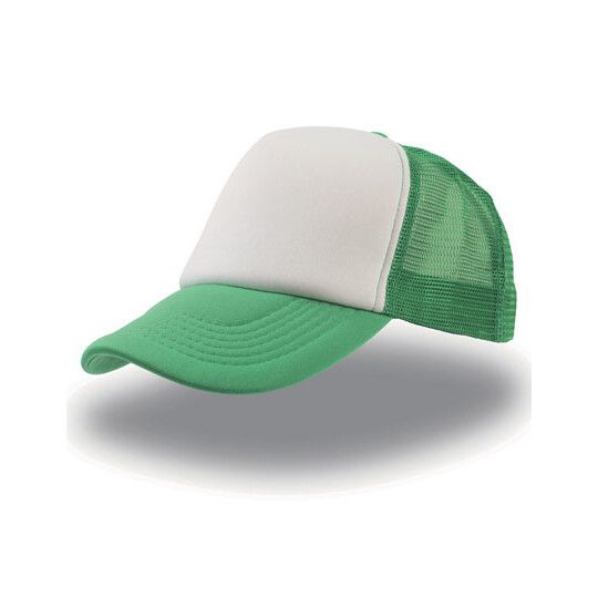 Rapper Cap - white - green - green-200