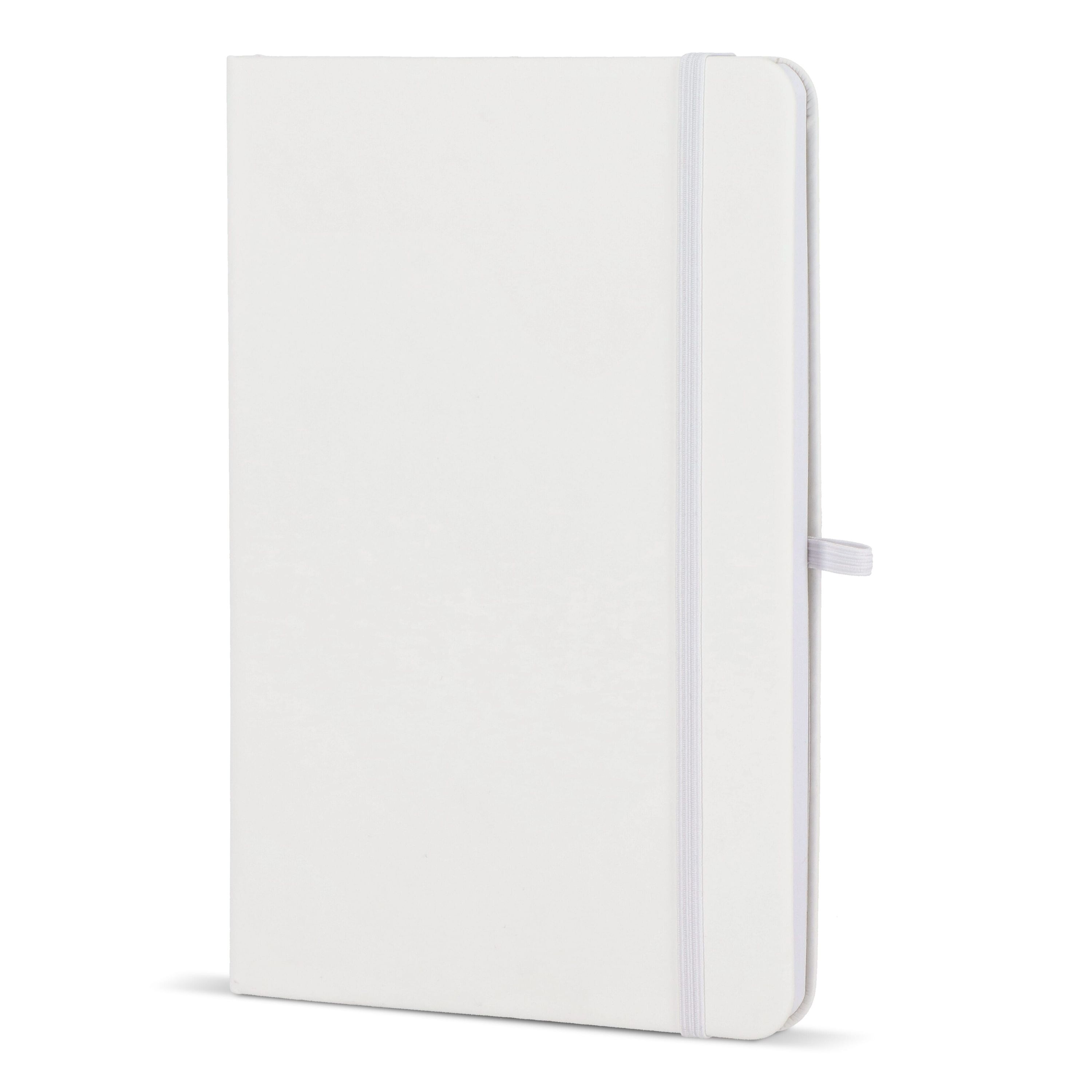 Notizbuch Olmo Hardcover PU A5 mit Haftnotizen - weiss-334