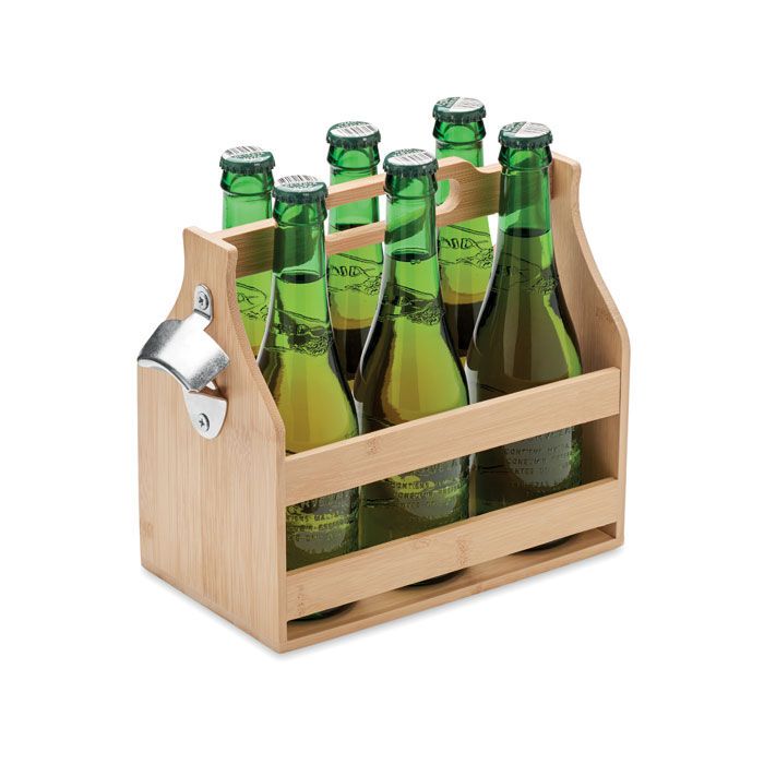 6 Bierkästen aus Bambus CABAS - holz-765