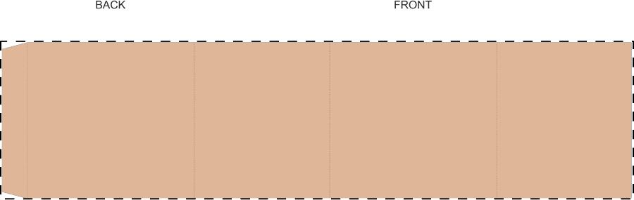 Veredelungsposition Maßgefertigte Kraft-Papierbanderole