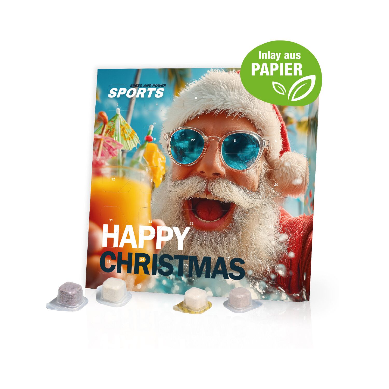 Tisch-Adventskalender Waterdrop®, Inlay Aus Papier-274