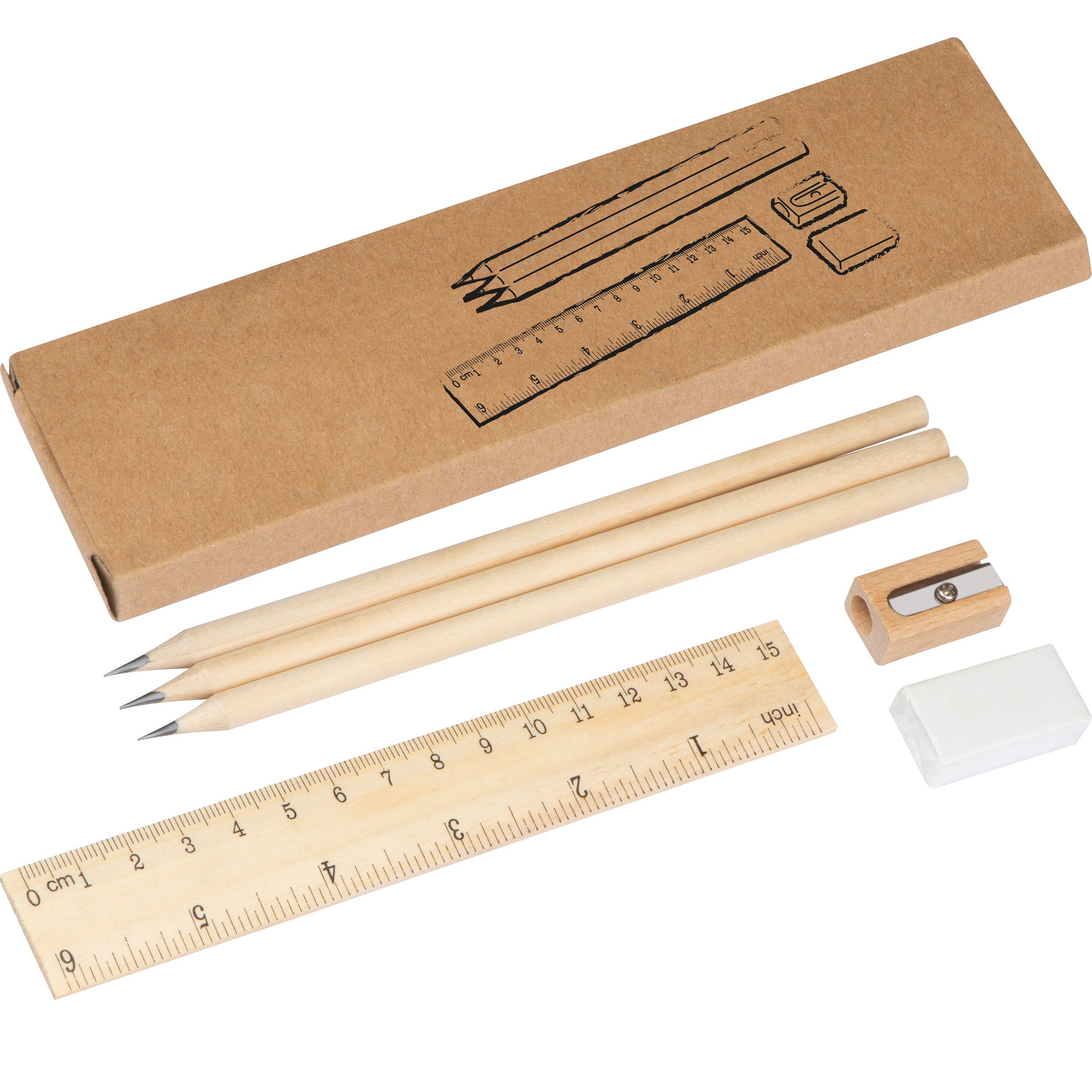 Schreibset Hamburg - beige-736