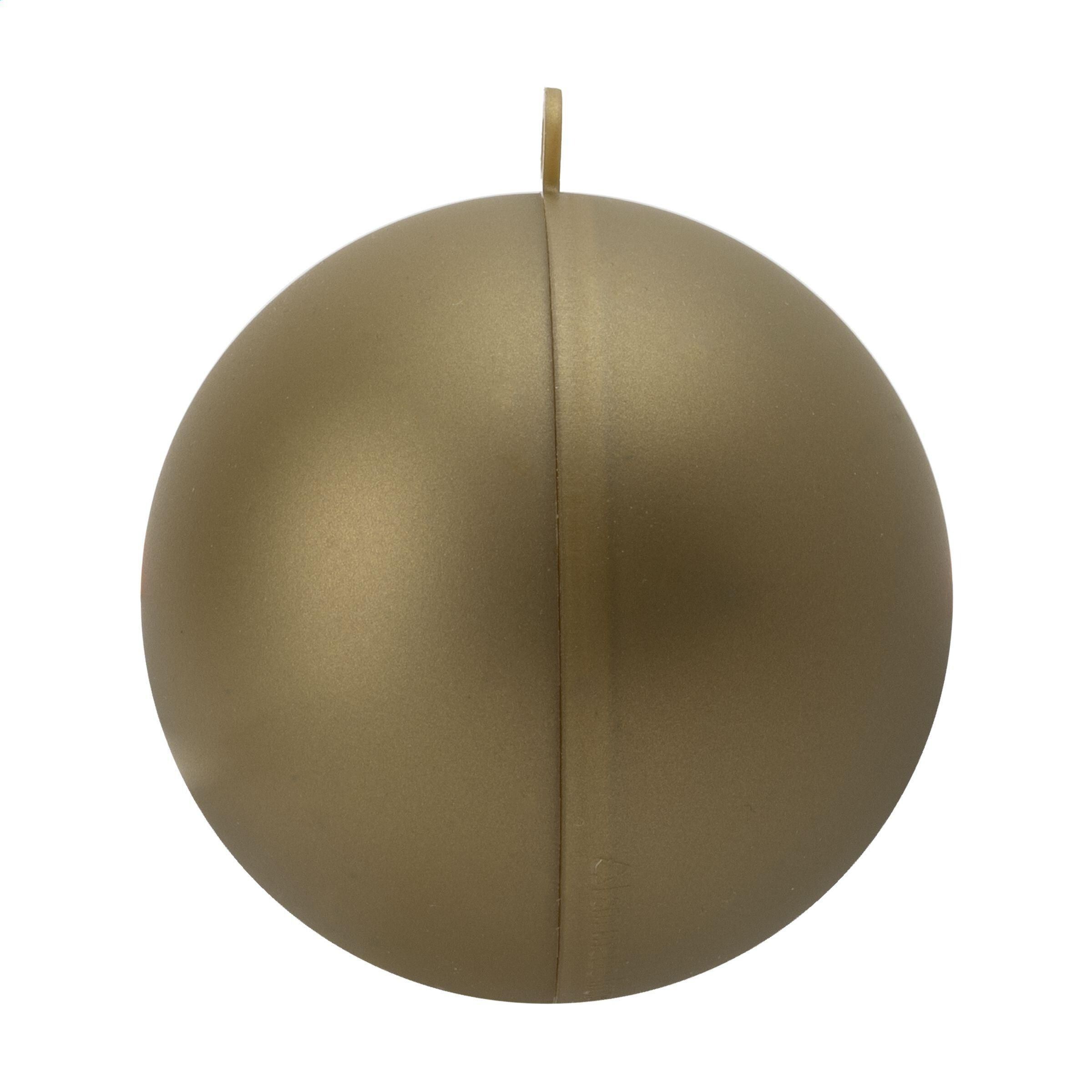 Weihnachtskugel Ø7cm Recycled PP Box - Made in Europe - gold-603