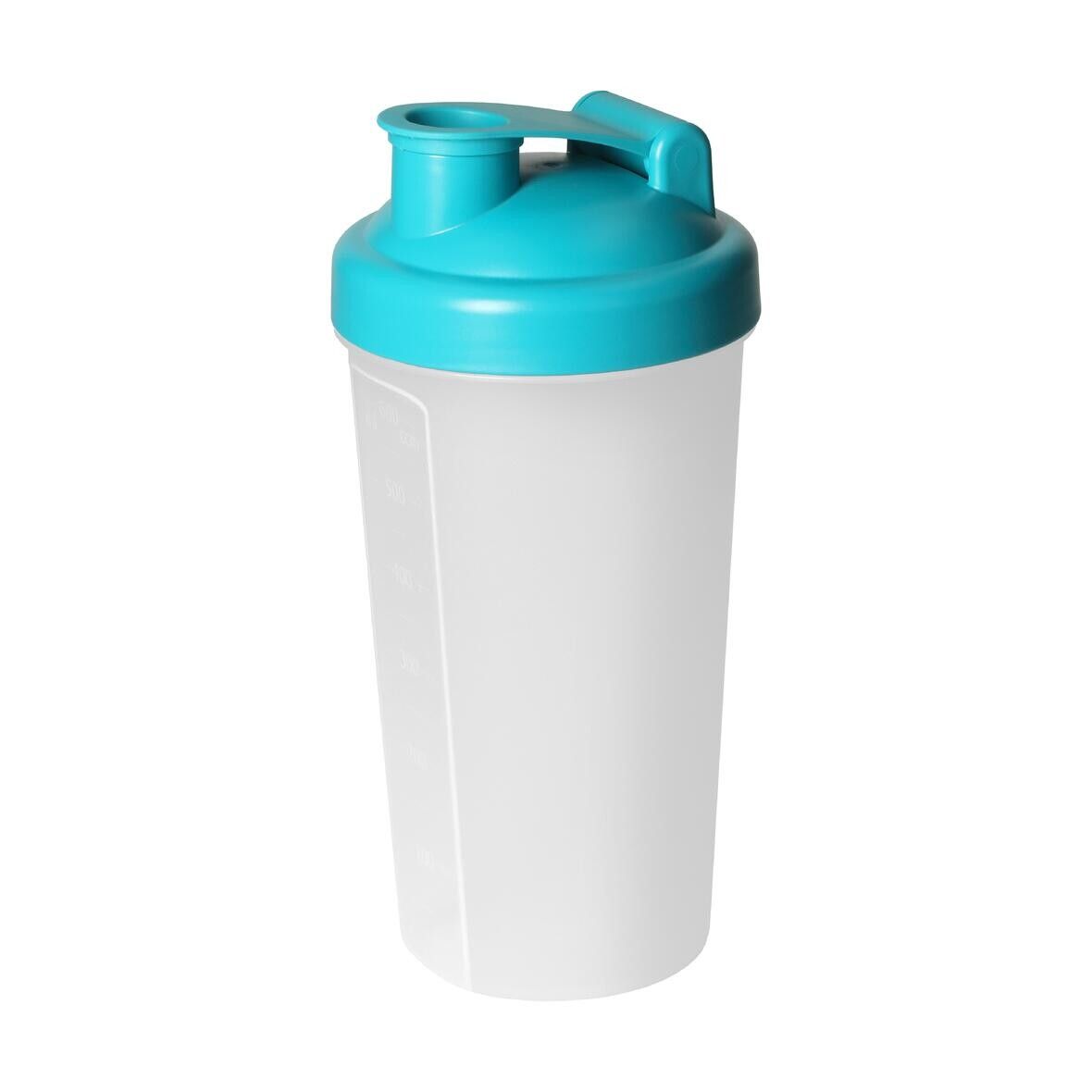 Shaker Protein, 0,60 l - teal - transparent-654