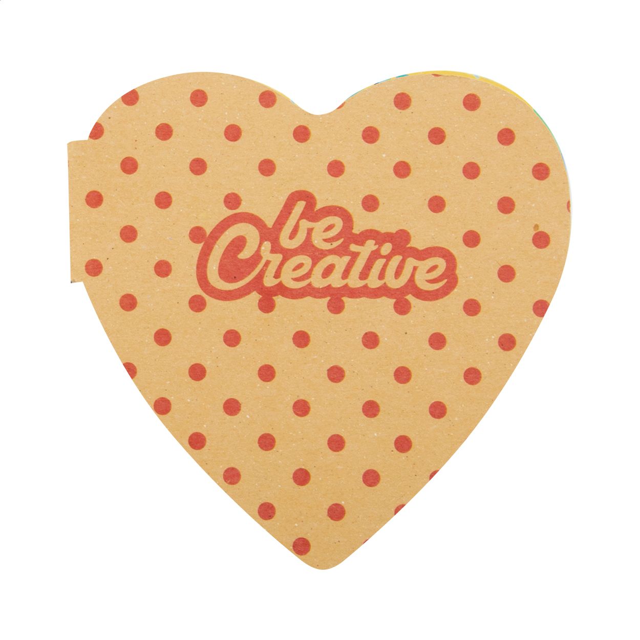 CreaStick Heart Eco Individuelle Haftnotizen - natur-13