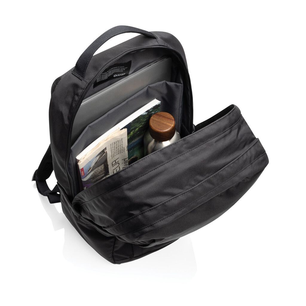 Swiss Peak Aware™ Edin 100% RPET 15,6" Laptop Rucksack - schwarz-618