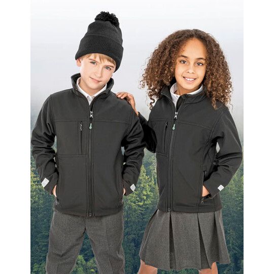 Youth Classic Soft Shell Jacket - black-934